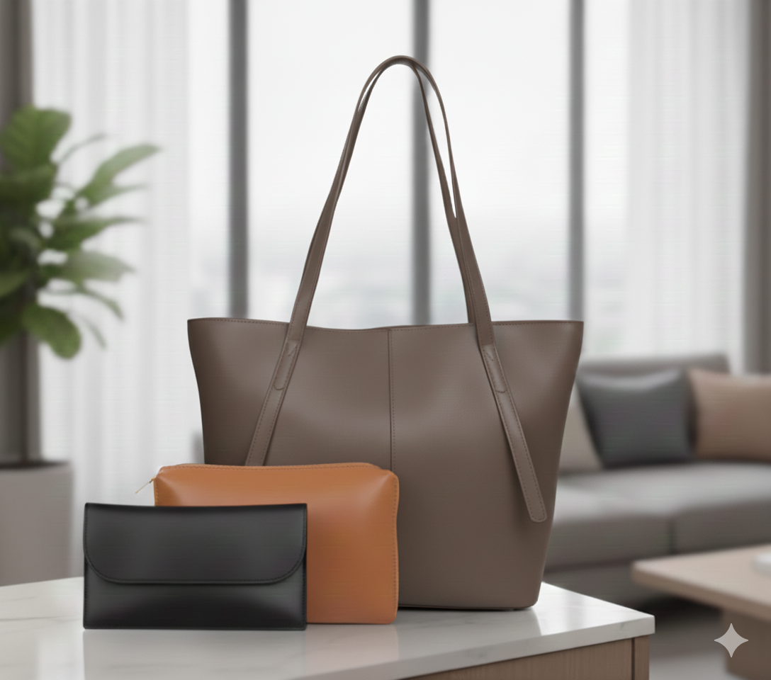 Designer Vintage Women's 3 Pcs Bag Set ZTS-CR-054