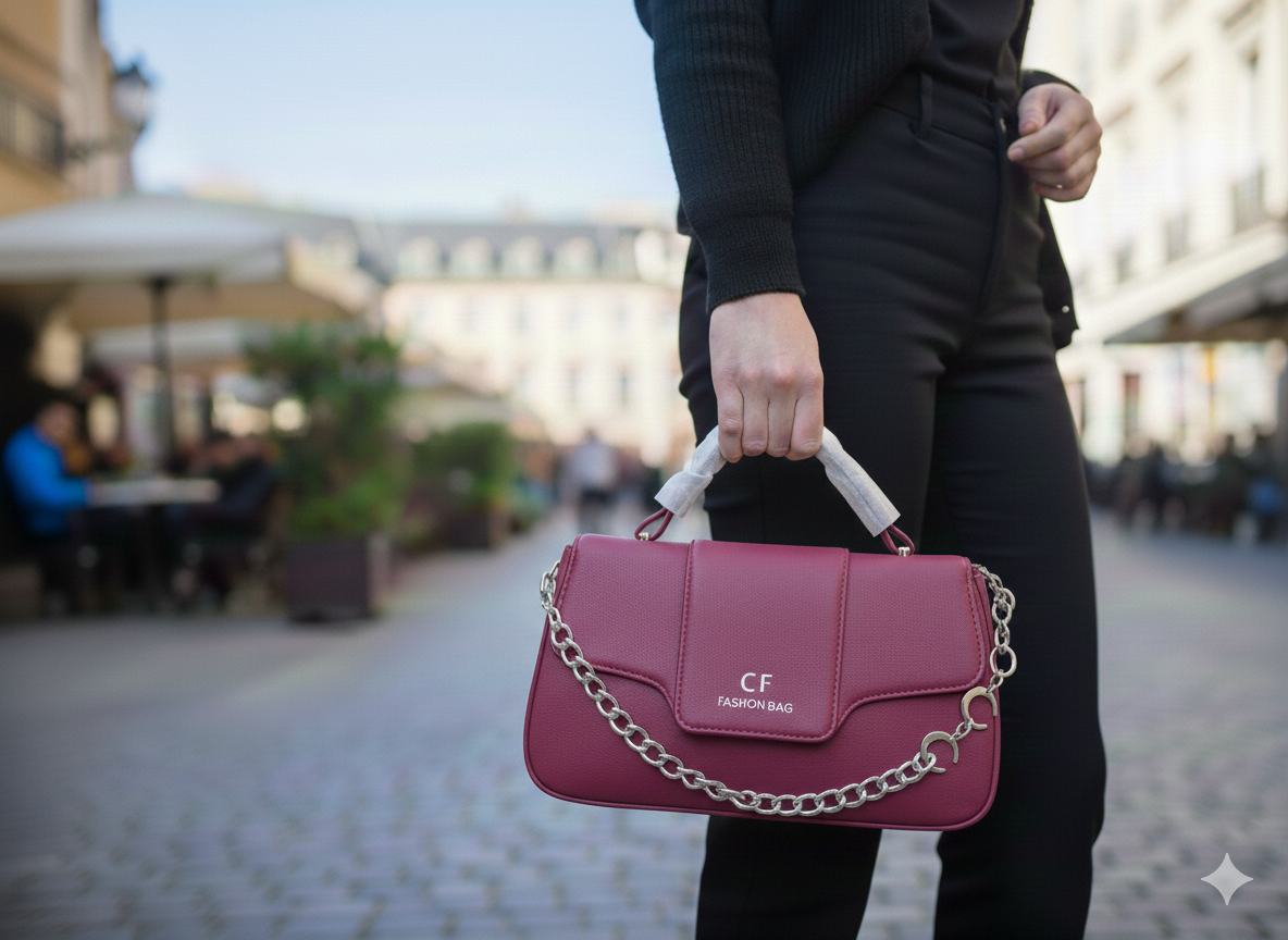 Handbag for ladies and women with chain ZTS-CR-047