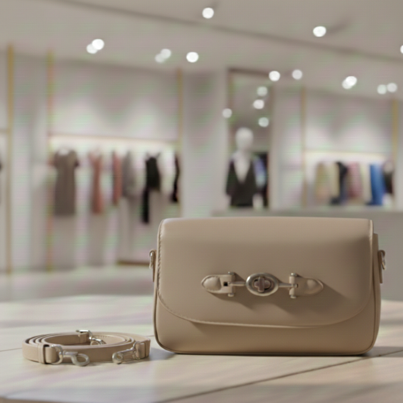 Classic Saddle Bag with Buckle Closure ZTS-CR-087