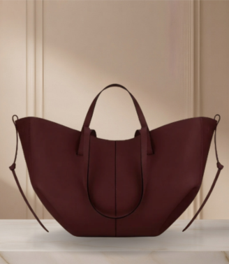 Spacious Tan Fox-Leather Everyday Shoulder Bag ZTS-CR-048