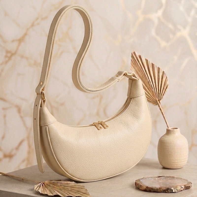 Trendy Semi-Circle Crossbody Bag - Premium Quality Women’s Handbag ZTS-CR-169