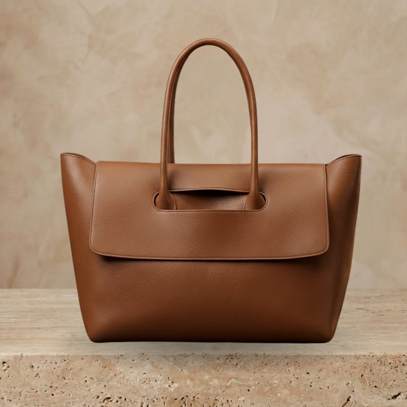 Shoulder Bag,  Premium Tan Vegan ladies handbag (ZTS-CR-066)