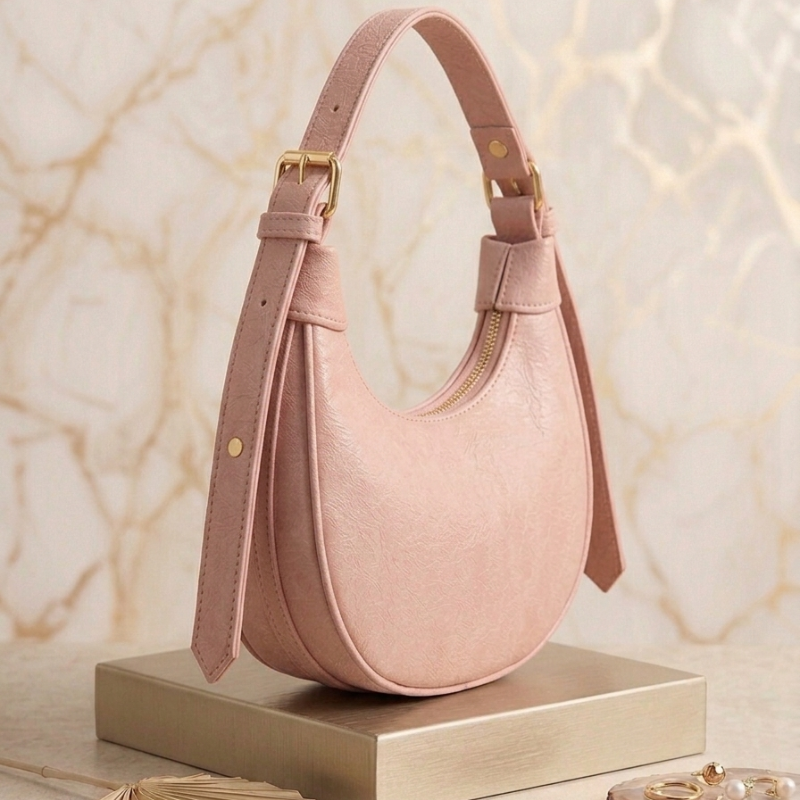 Trendy Semi-Circle Crossbody Bag - Premium Quality Women’s Handbag ZTS-CR-169