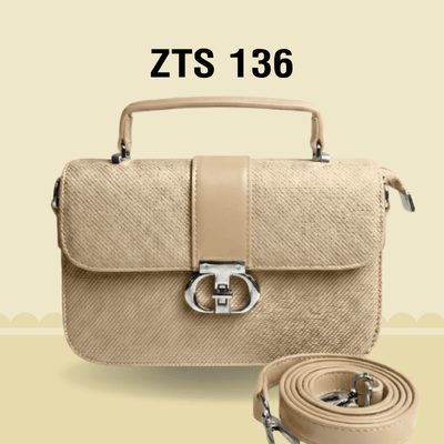 Zeenat Styles Premium Textured  Handbag for Women ZTS-CR-136