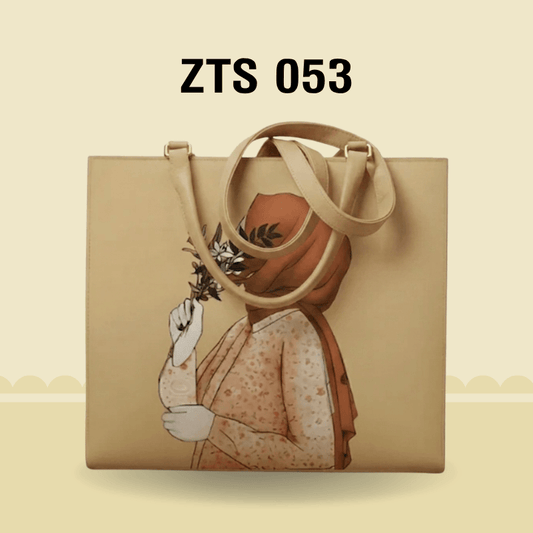 Hijabi Bag Elegant Square Art Handbag ZTS-CR-053