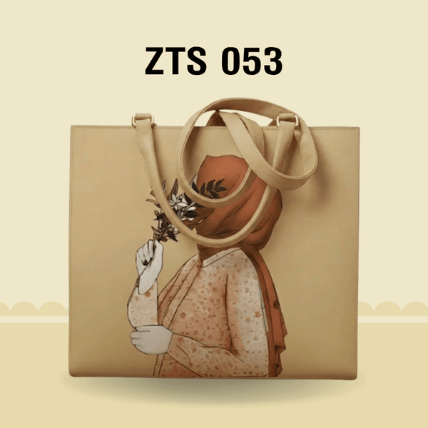 Hijabi Bag Elegant Square Art Handbag ZTS-CR-053