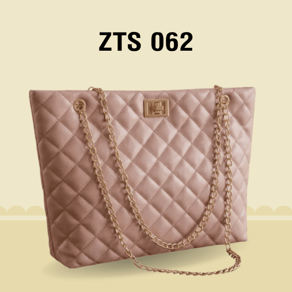 Elegant Quilted Chain Shoulder Bag – Premium Synthtic Leather ZTS-CR-062