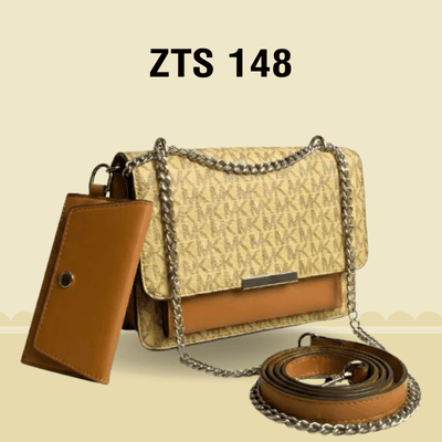 Luxury Monogram Ladies Crossbody Bag Matching Pouch ZTS-CR-148