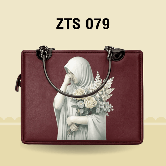 Canvas bag Chic Floral Hijabi Printed Bag ZTS-CR-079