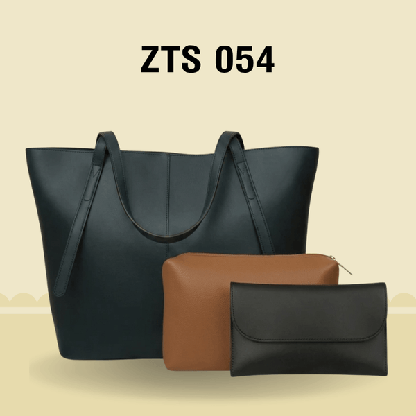 Tote Bag Premium 3-Piece Essential Set For Women ZTS-CR-054