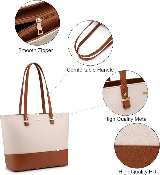 Ladies Shoulder 3 Pcs Bag Set ZTS-CR-018