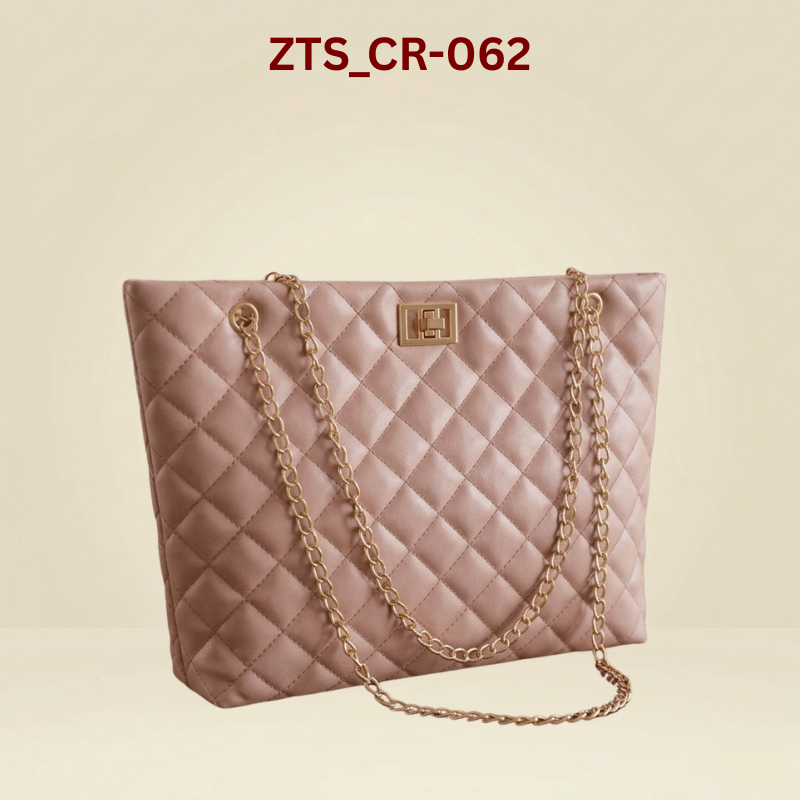 Elegant Quilted Chain Shoulder Bag – Premium Synthtic Leather ZTS-CR-062