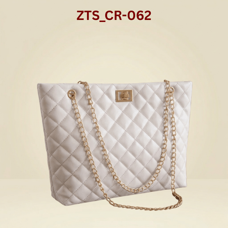 Elegant Quilted Chain Shoulder Bag – Premium Synthtic Leather ZTS-CR-062