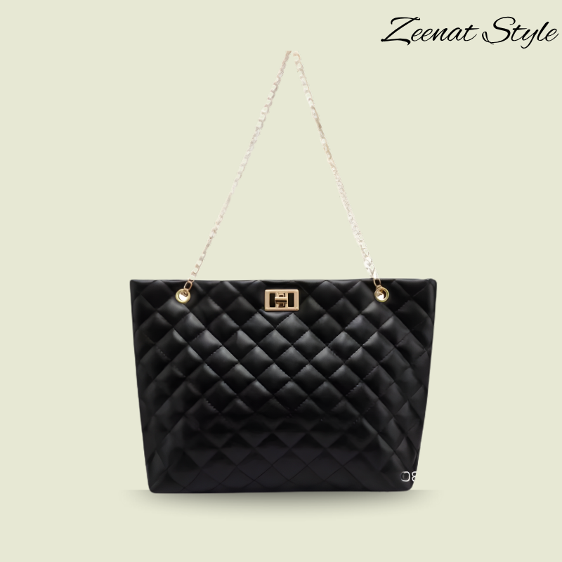Elegant Quilted Chain Shoulder Bag – Premium Synthtic Leather ZTS-CR-062