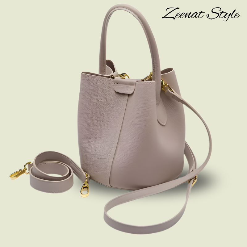 Luxury Casual Bucket Bag Solid Color