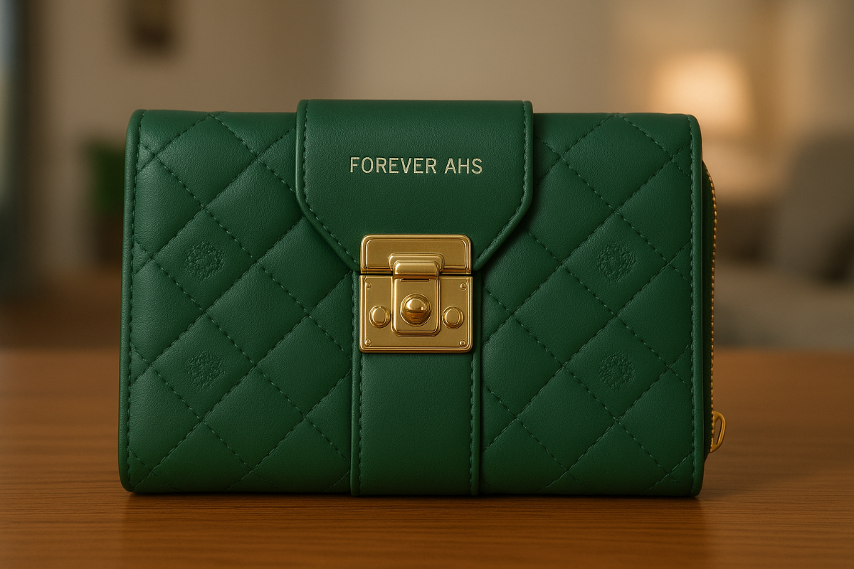 "Elegant Pink Quilted Clutch – Forever AHS Collection"ZTS-CR091