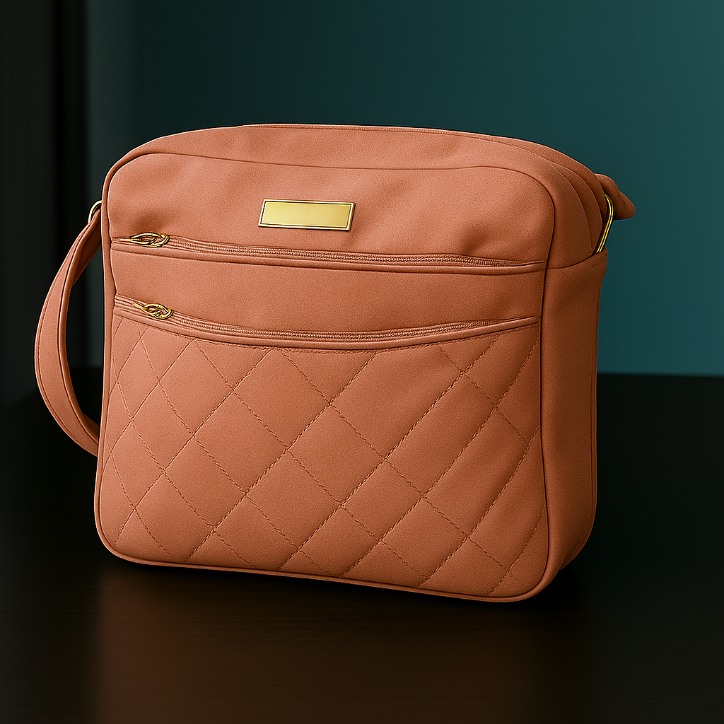 Elegant Red  Shoulder Pouch –ZTS Premium Ladies Handbag ZTS-CR069