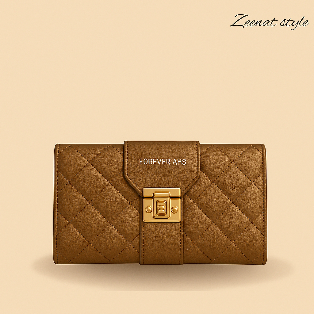 "Elegant Pink Quilted Clutch – Forever AHS Collection"ZTS-CR091