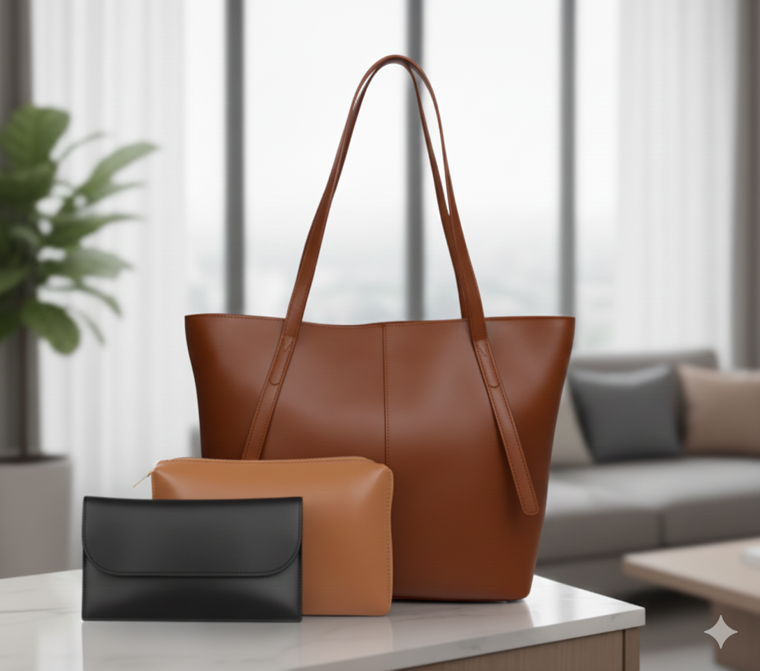 Designer Vintage Women's 3 Pcs Bag Set ZTS-CR-054