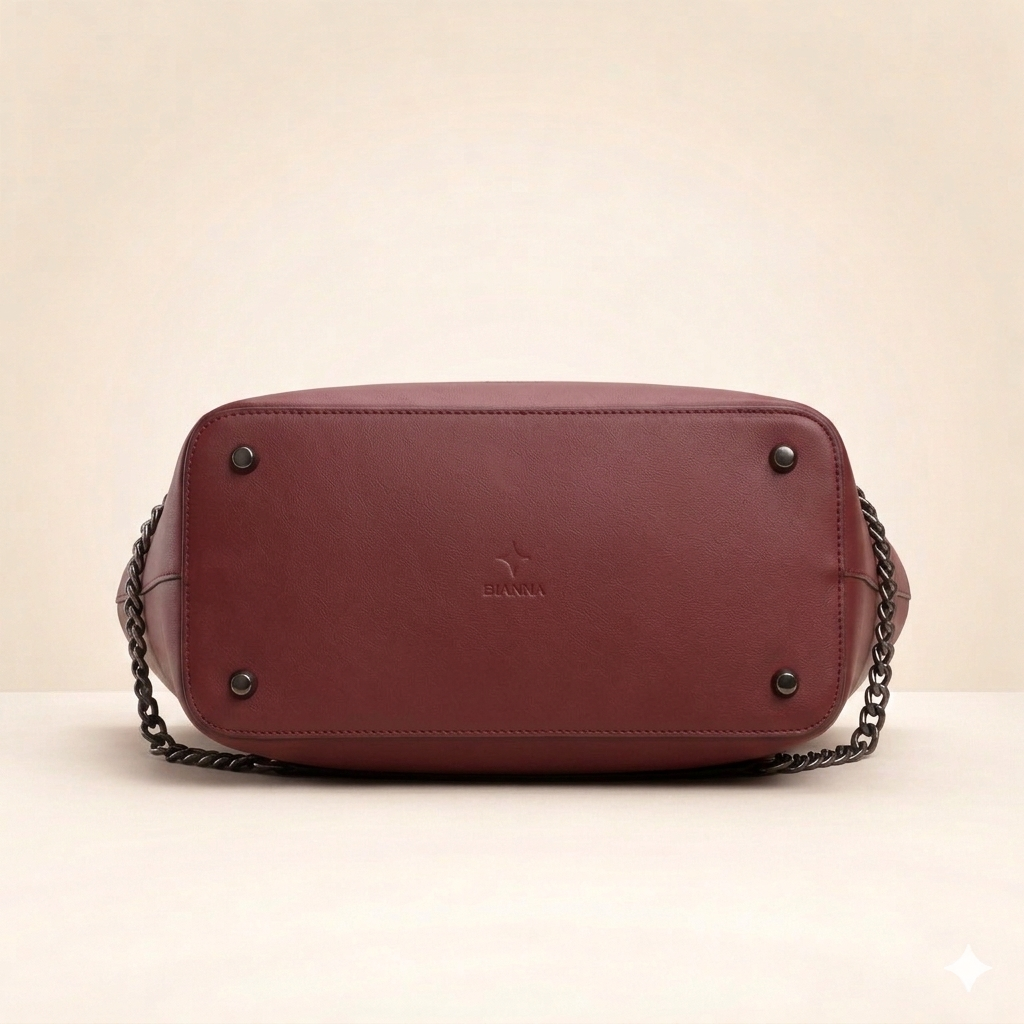 Tote Bag Chic Chain-Strap Leather Tote ZTS-CR-020