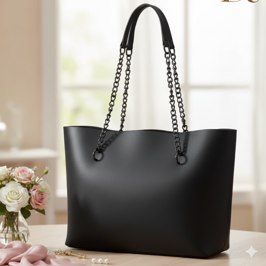 Luxury Women's Tote Bag Wit Chain Strap ZTS 020