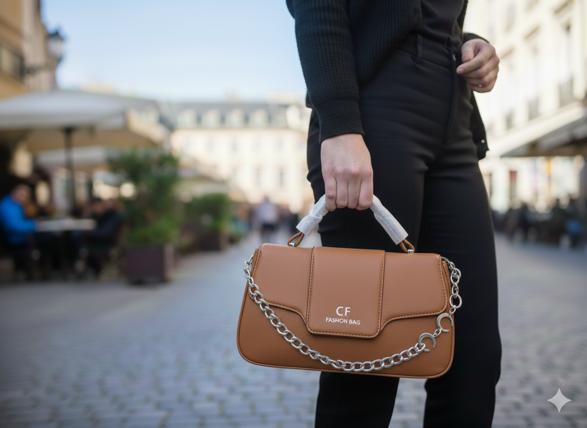 Handbag for ladies  and  women with chain ZTS-CR-047