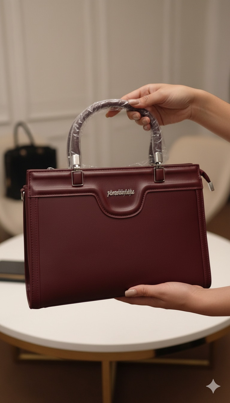 Handbag for women Premium Maroon  ZTS -CR-082