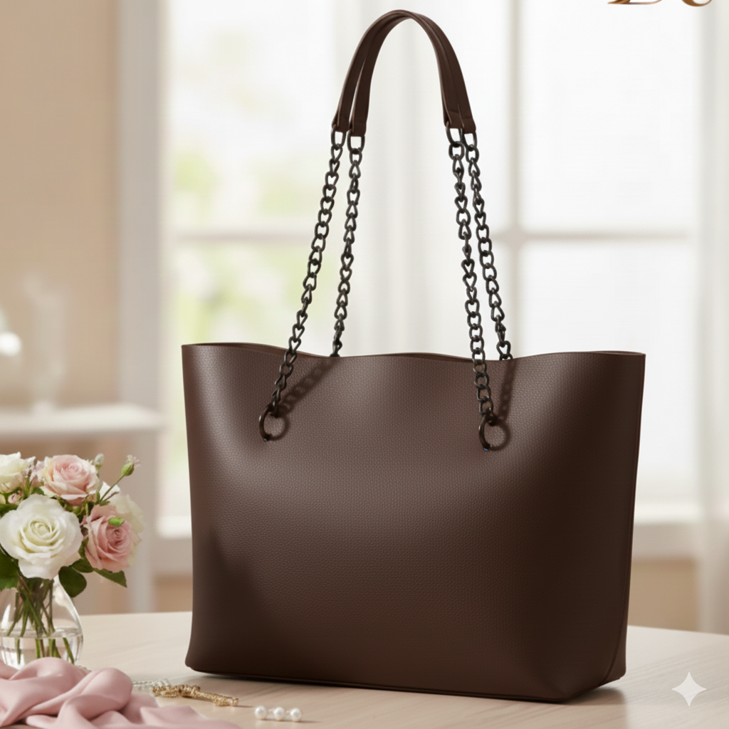 Luxury Women's Tote Bag Wit Chain Strap ZTS 020