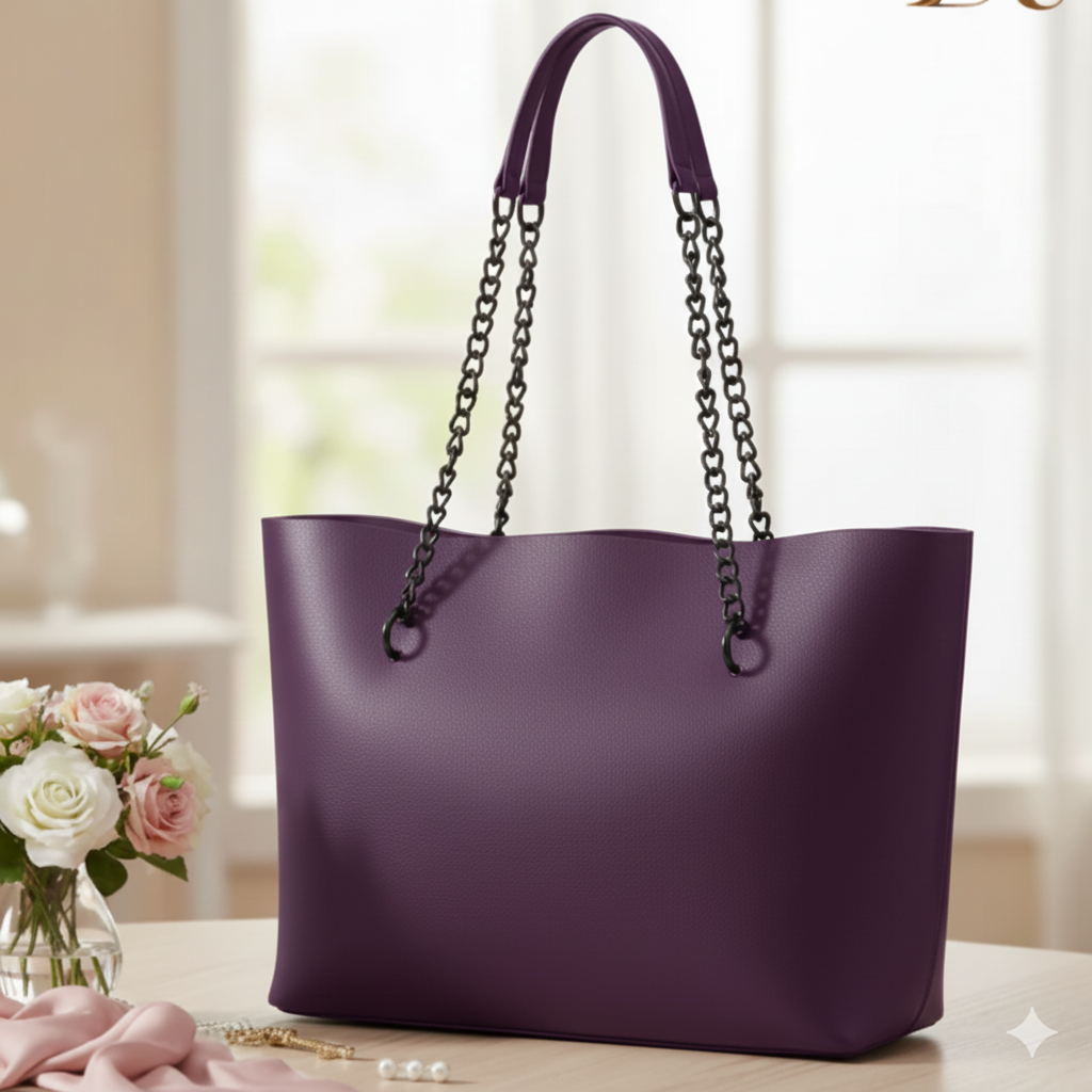 Luxury Women's Tote Bag Wit Chain Strap ZTS 020