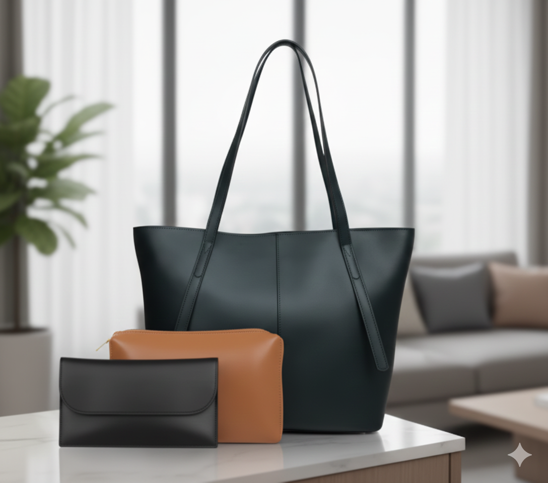 Designer Vintage Women's 3 Pcs Bag Set ZTS-CR-054