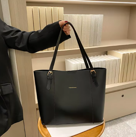 Sophisticated Two-Tone Structured Shoulder Bag ZTS-CR-059