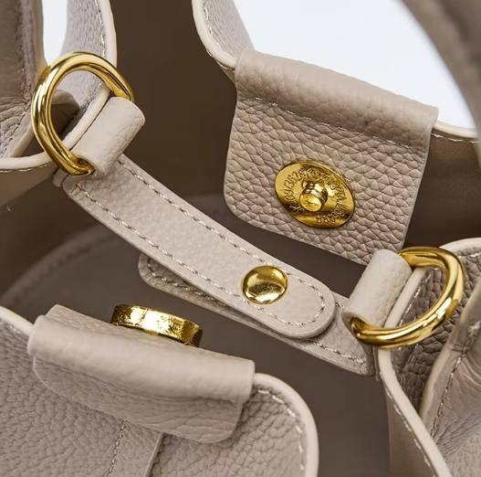 Luxury Casual Bucket Bag Solid Color