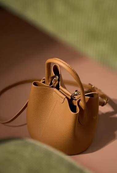Luxury Casual Bucket Bag Solid Color