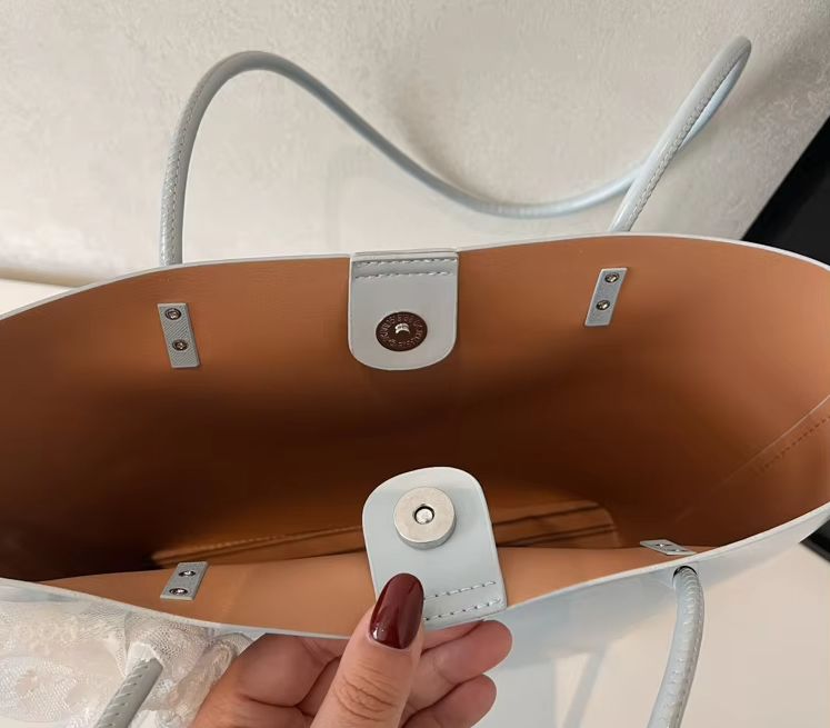 Luxury Tote Bag with Zipper