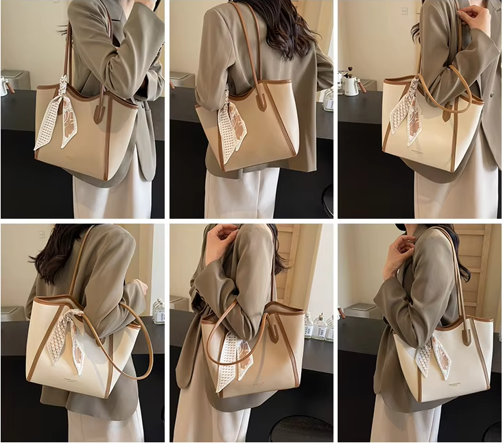 Luxury Designer Handbags Purses With Scarf Decorated ZTS-CR-078