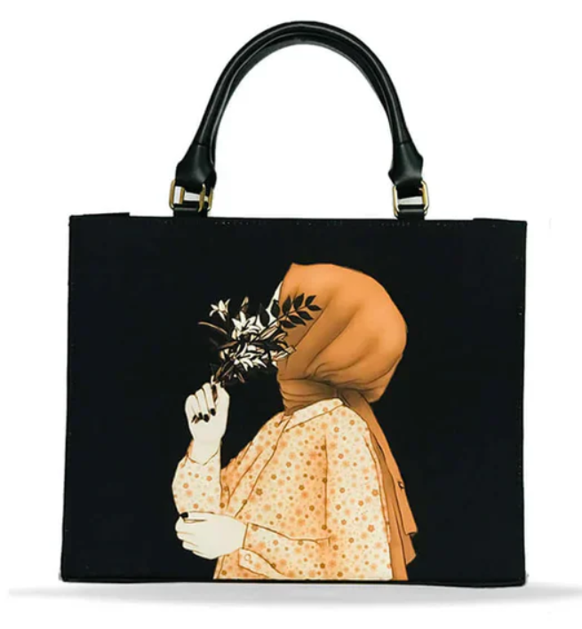 Eleghant HandBag Canvas Hijab Design ZTS-CR-053