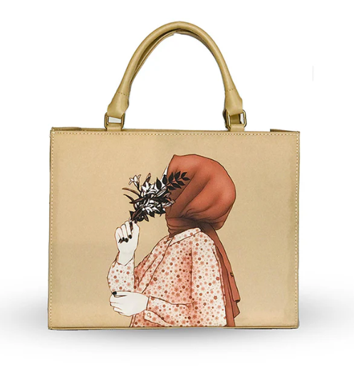 Eleghant HandBag Canvas Hijab Design ZTS-CR-053