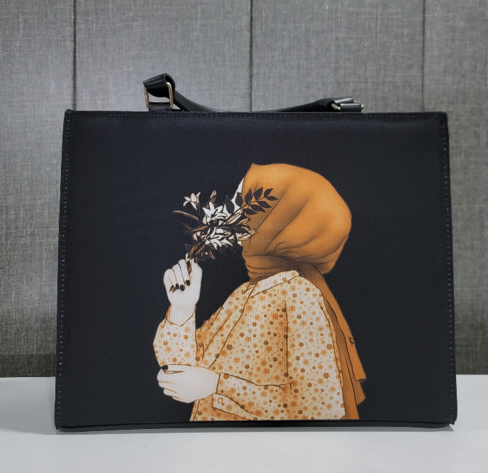 Eleghant HandBag Canvas Hijab Design ZTS-CR-053