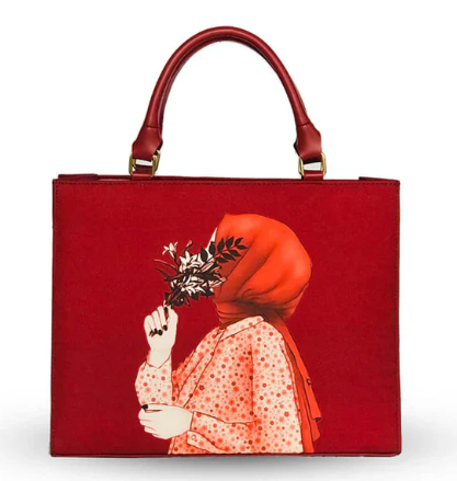 Eleghant HandBag Canvas Hijab Design ZTS-CR-053