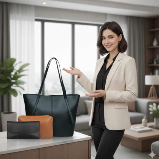 Designer Vintage Women's 3 Pcs Bag Set ZTS-CR-054