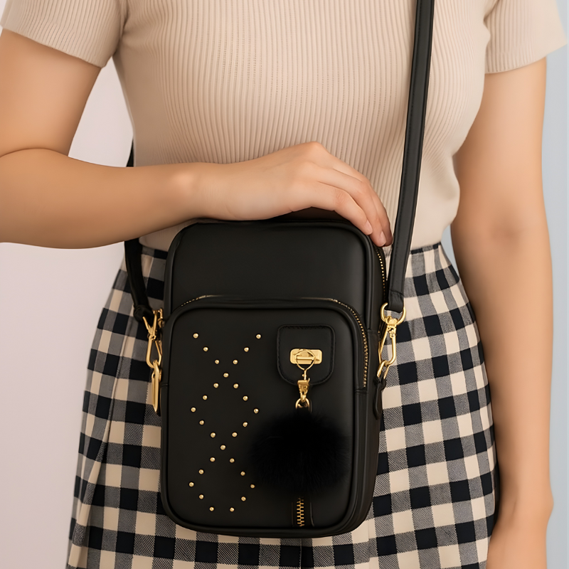 Luxe Studded Crossbody"ZTS-CR076