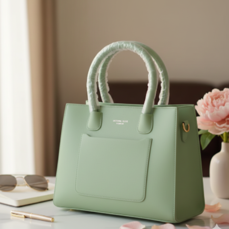 Elegant Red Leather Shoulder Bag for Women ZTS-CR-067