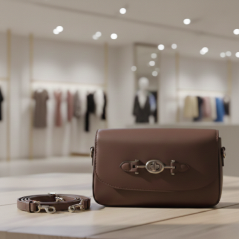 Classic Saddle Bag with Buckle Closure ZTS-CR-087