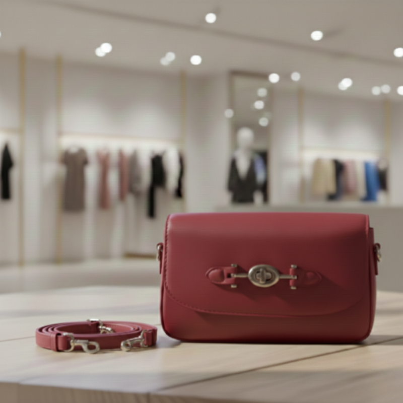 Classic Saddle Bag with Buckle Closure ZTS-CR-087