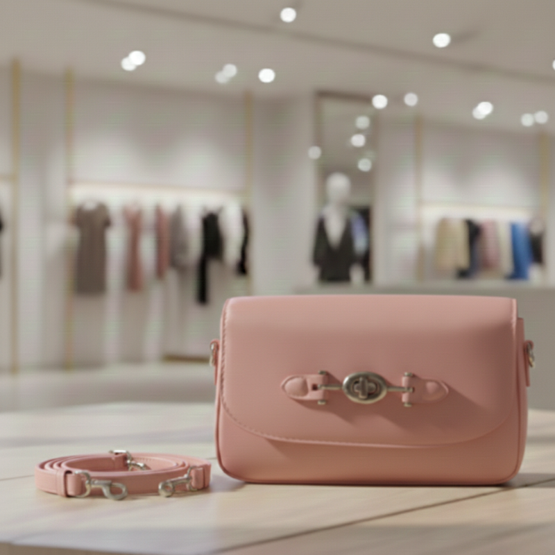 Classic Saddle Bag with Buckle Closure ZTS-CR-087