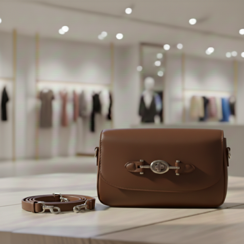 Classic Saddle Bag with Buckle Closure ZTS-CR-087