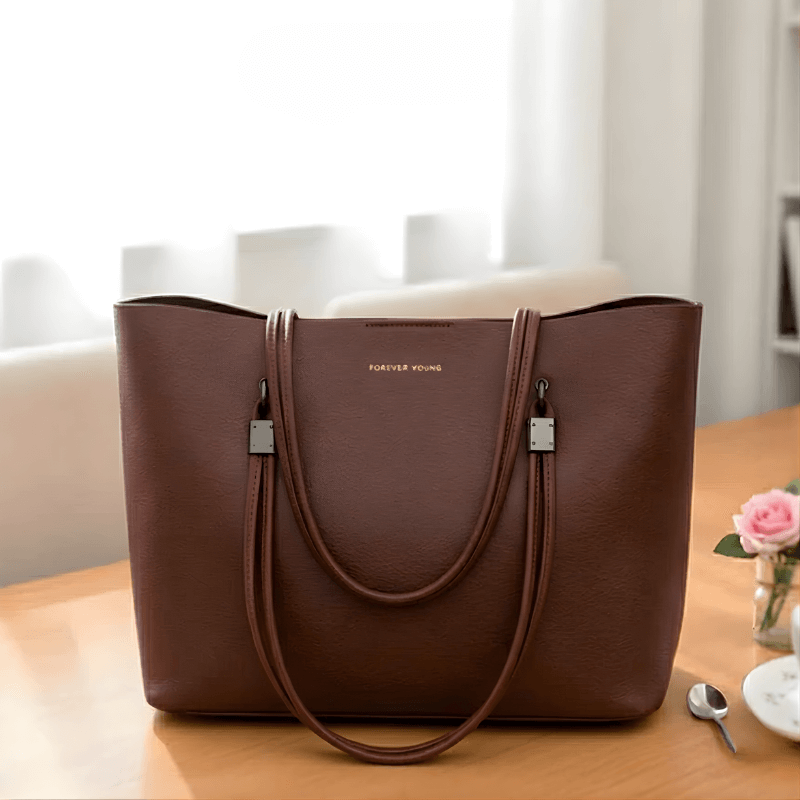 Forever Young Classic Black Tote Bag ZTS-CR-043