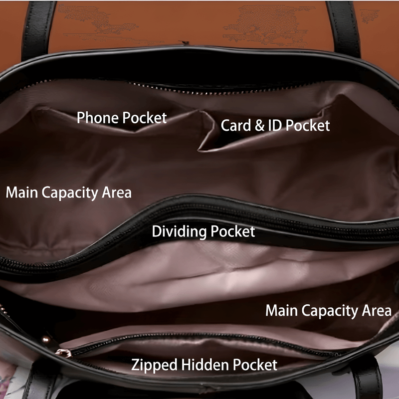 Classy Premium Structured Tote Handbag ZTS-CR-055