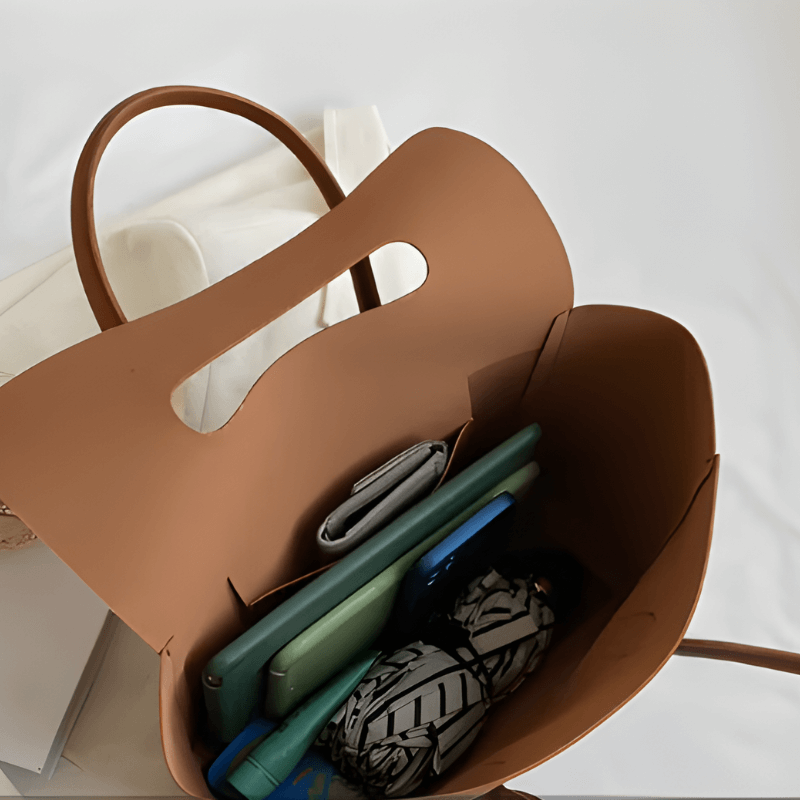 Shoulder Bag,  Premium Tan Vegan ladies handbag (ZTS-CR-066)