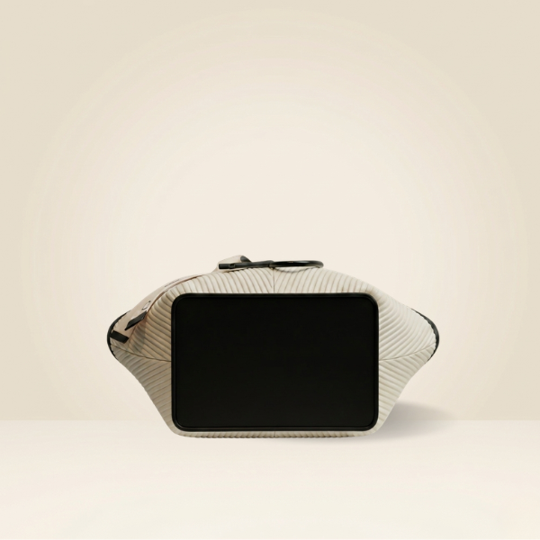 Luxury Ribbon-Accent Pleated Handbag ZTS-CR-045